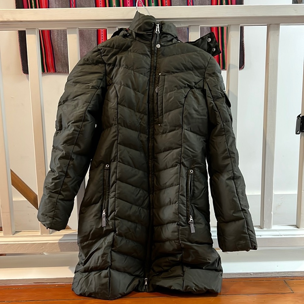 Eddie Bauer green parka